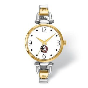 Ladies Florida State University Elegant 2-tone Watch